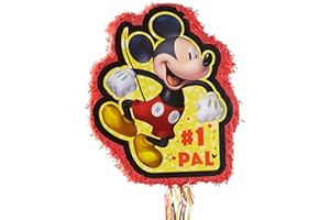 YA OTTA PIÑATA Pull String Mickey Mouse Forever Pinata 18in x 21 1/2in