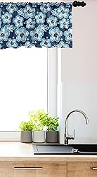 Ambesonne Aloha Window Valance, Hibiscus Hawaiian