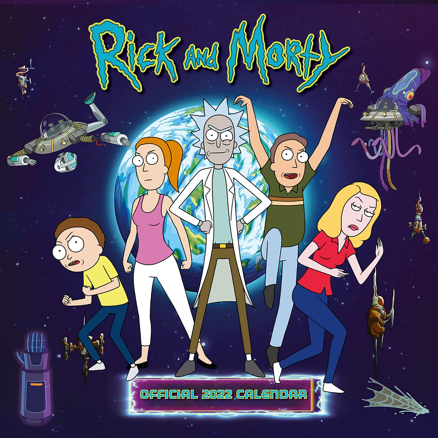 Rick And Morty Calendar 2022 Official Rick & Morty 2022 Calendar - Month To View Square Wall Calendar :  Danilo Promotions Ltd: Amazon.co.uk: Books