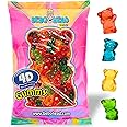 Bears 4D Gummy Candy, 4D Gummies, 4D Gummies Fruit Flavor, 2.2 lb Bag, Cool Bag Design Perfect for Halloween and All Occasion (Bears)
