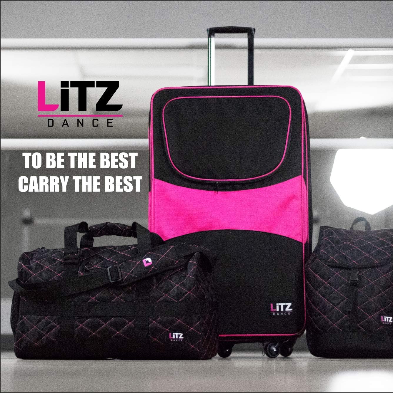 carry on dance bag with rack