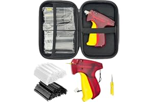 HOBANGA 4323pcs Stitch Quick Clothing Fixer, Sewing gun for Clothes, Mini Stitch Gun for Clothes Sewing Quilting Hemming Micro Tagging Gun with 2 Fine Needles 2160 Black 2160 White Tiny Fasteners, Case