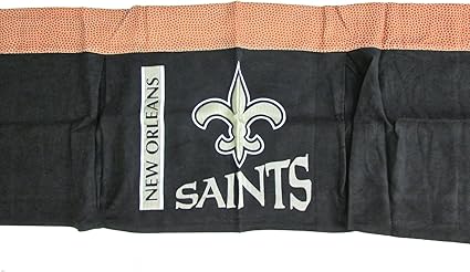 Amazon Com Nfl Window Valance New Orleans Saints Mvp Collection