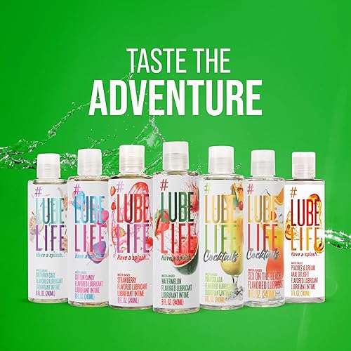 LubeLife Water-Based Watermelon Flavored Lubricant, Personal Lube for Men,  Women and Couples, Made Without Added Sugar, 8 Fl Oz in Saudi Arabia