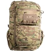 Eberlestock Romad Pack &ndash; Compact 25L Tactical Backpack with HDPE Frame, Antenna Pass-Through, Hydration Bladder Pocket &amp; MOLLE Panel &ndash; Rugged Military &amp; Hunting Day Pack &ndash; Multicam