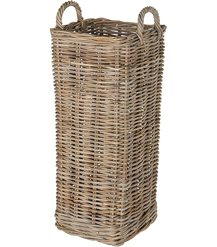 Brown Basket / CD 2枚セット Mainstays Woodchip Storage Basket with Handles, Dark Brown