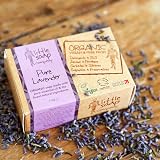 Little Soap Company Organic Lavender Soap Bar 110g Pure Vegan Cruelty Free view 7