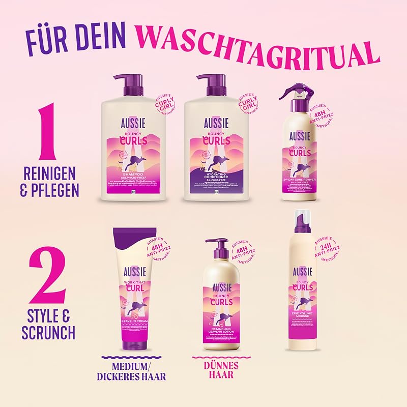 Bouncy Curls Shampoo 1000ml für Welliges und Lockiges Haar — Foto 8 von 8