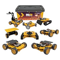 REX Evolution 8in1 Robotics Kit: Coding Robot