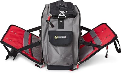 C.K Magma Technician's MAX Toolcase 500 x 260 x 380 mm Black Grey Red