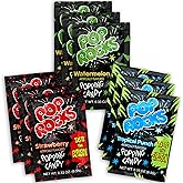 The Hampton Candy Company Pop Rocks Candy 9 Pack, 3 Flavors of Each - Watermelon, Strawberry, Tropical Punch