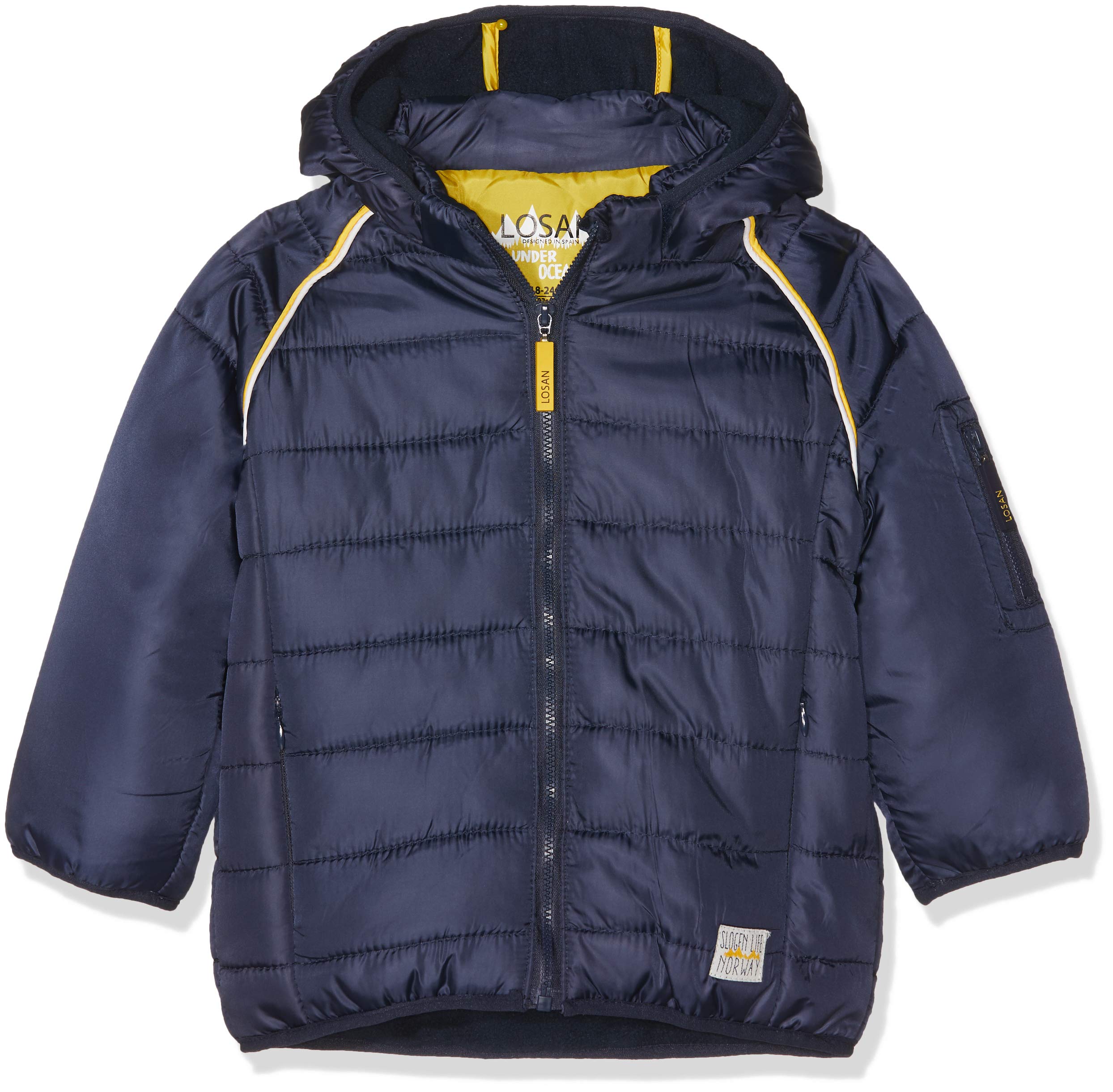 Losan Baby_Boy's 827-2000AC Coat, Blue (Light Navy 378), 74 cm (6-9 Months)