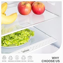 Login Life 12 Pcs Refrigerator Liners for Glass