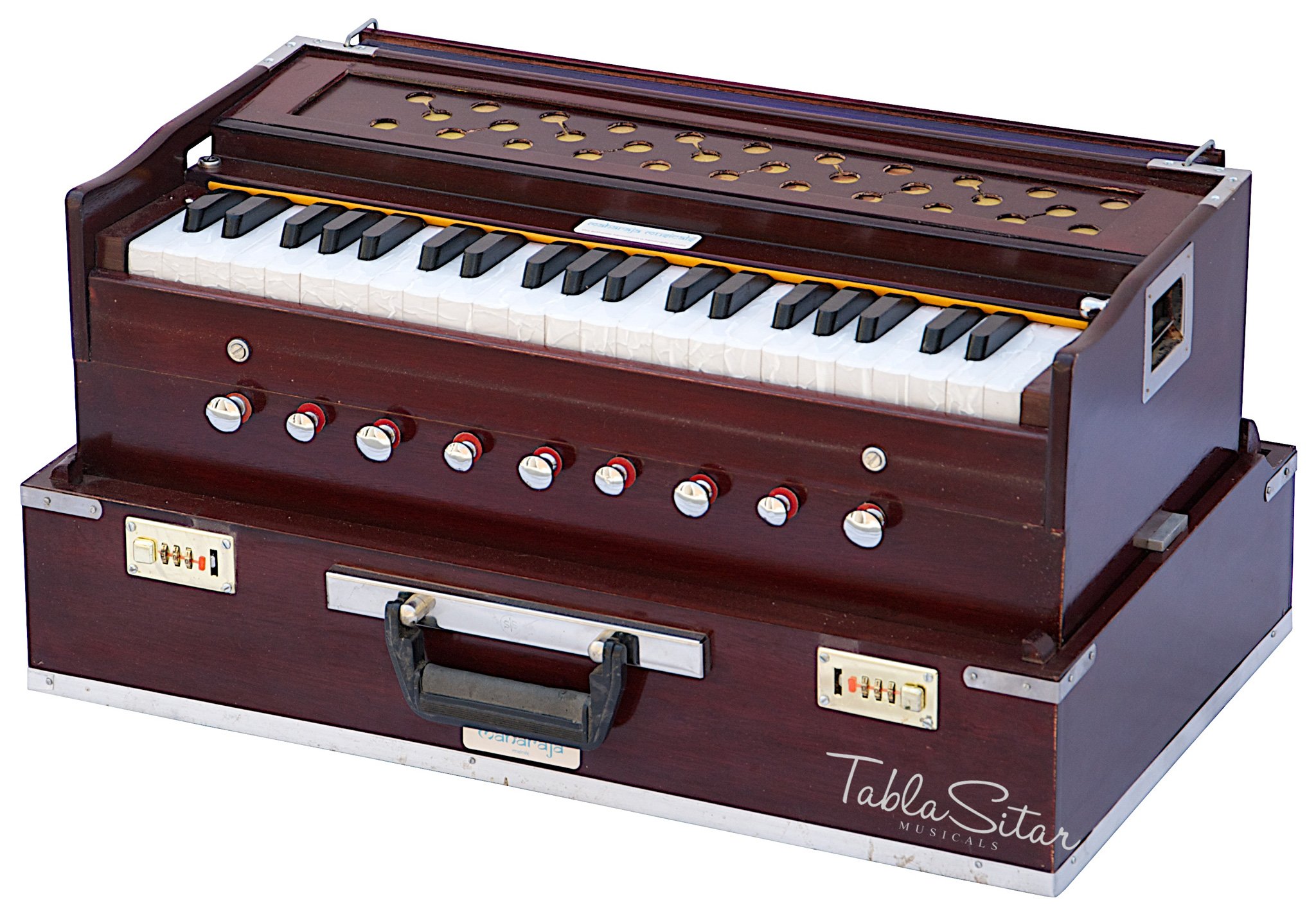 Maharaja Musicals, Folding Harmonium Instrument, In USA, 9 Stops