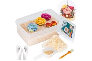 DONGXW Flower Drying Silica Gel Crystals 5LBS, Fast Drying Flower Preservation kit Reusable Desiccant for DIY Wedding Bouquet Flower Preserving Kit