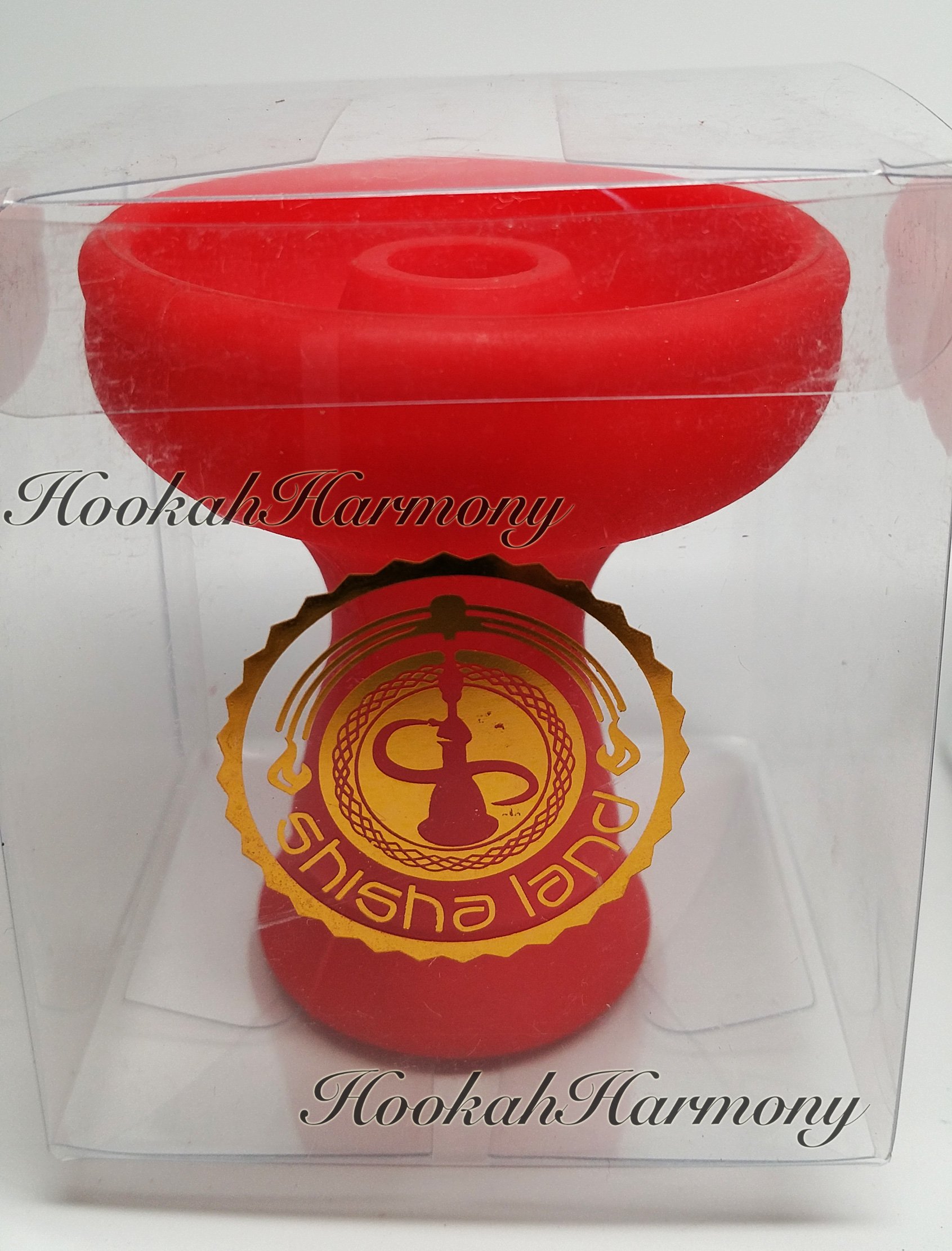 RED Silicone Shisha Land Hookah Phunnel Bowl New Lotus Head Makers of