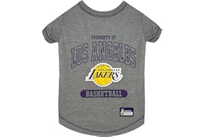Pets First NBA Licensed Hoodies & T-shirt for Dogs & Cats, Los Angeles Lakers, Small