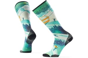 Smartwool Zero Cushion Ski Day Print Over The Calf Socks For Men and Women