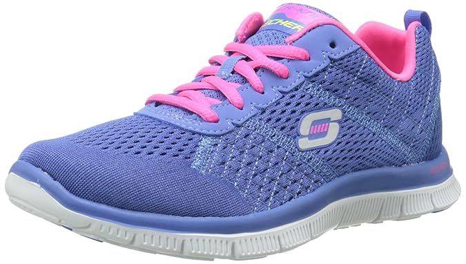 Skechers Damen Flex Appeal Obvious Choice Sneakers in trendigen Farben und weicher Memory Foam Einlegesohle