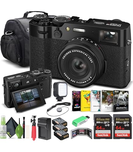 Amazon.com : SSE FUJIFILM X100VI Digital Camera (Black) - Bundle