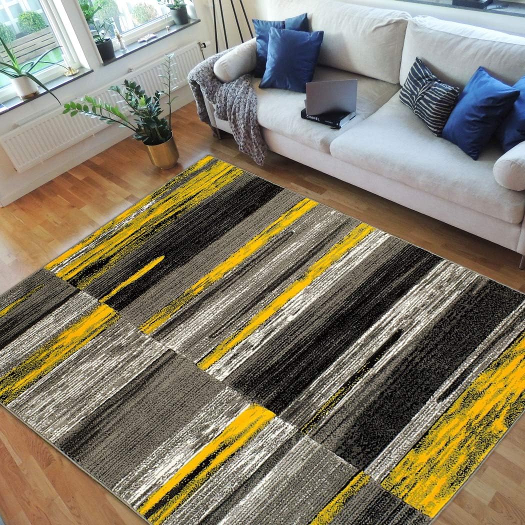 Best yellow area rugs for living room