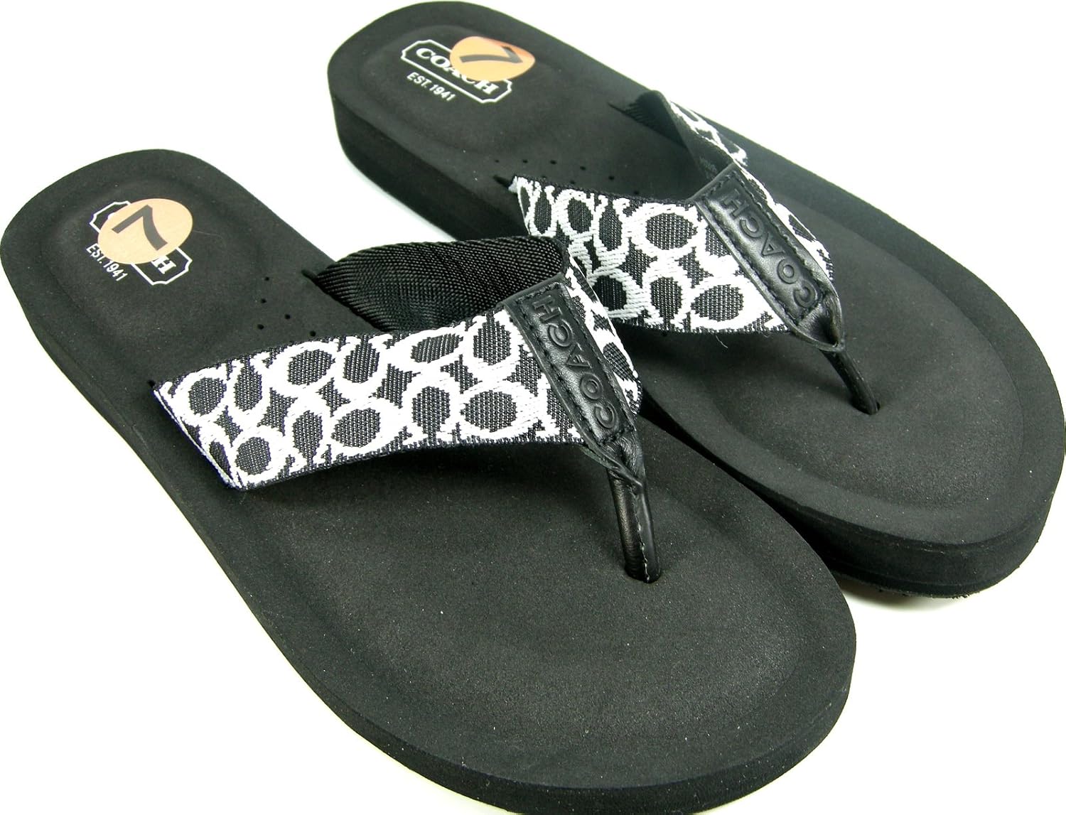 coach jessalyn flip flops