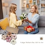 Lolalet Satin Scrunchies 6 Pack Women Girls Big Hair Ties Style C view 3