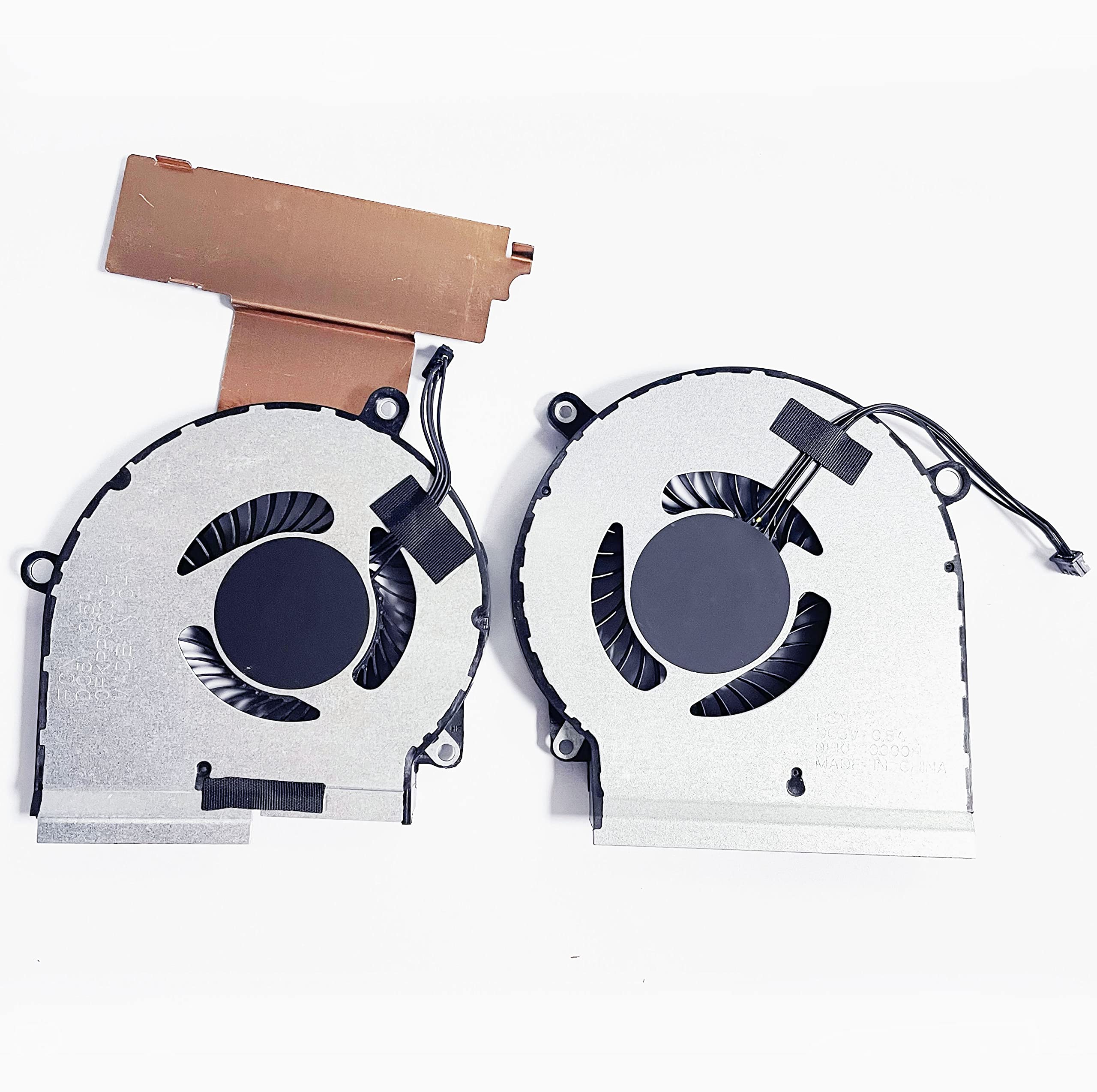 Fleshy Leaf New CPU+GPU Cooling Fan Replacement for HP OMEN 15-DC Series L30203-001 L30204-001 TPN-Q211