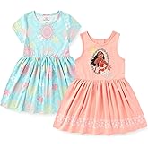 Disney Moana Girls 2 Pack Dress for Toddler and Big Kids