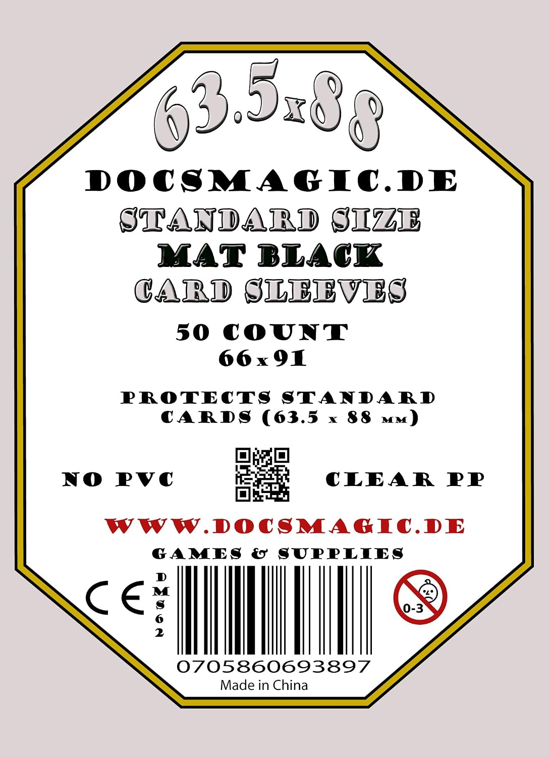 Docsmagic.de 500 Mat Black Card Sleeves Standard Size 66 x 91-10 Packs, PKM, MTG, 10 Packs Premium Sleeves, Standard - Image 5
