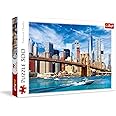 Trefl View of New York 500 Piece Jigsaw Puzzle Red 19"x13" Print, DIY Puzzle, Creative Fun, Classic Puzzle for Adults and Children from 10 Years Old