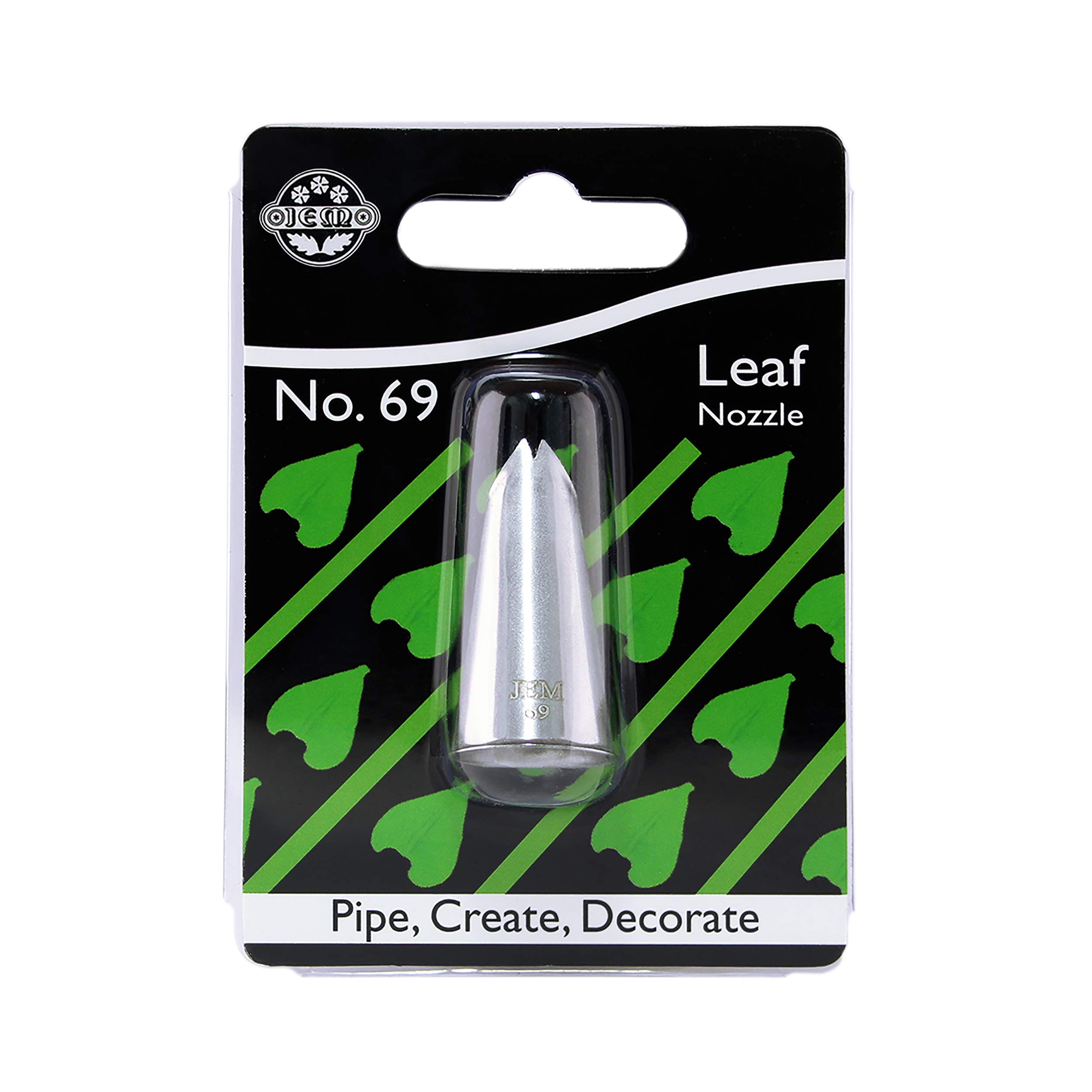 JEM Medium Leaf Piping Nozzle no. 69, silver