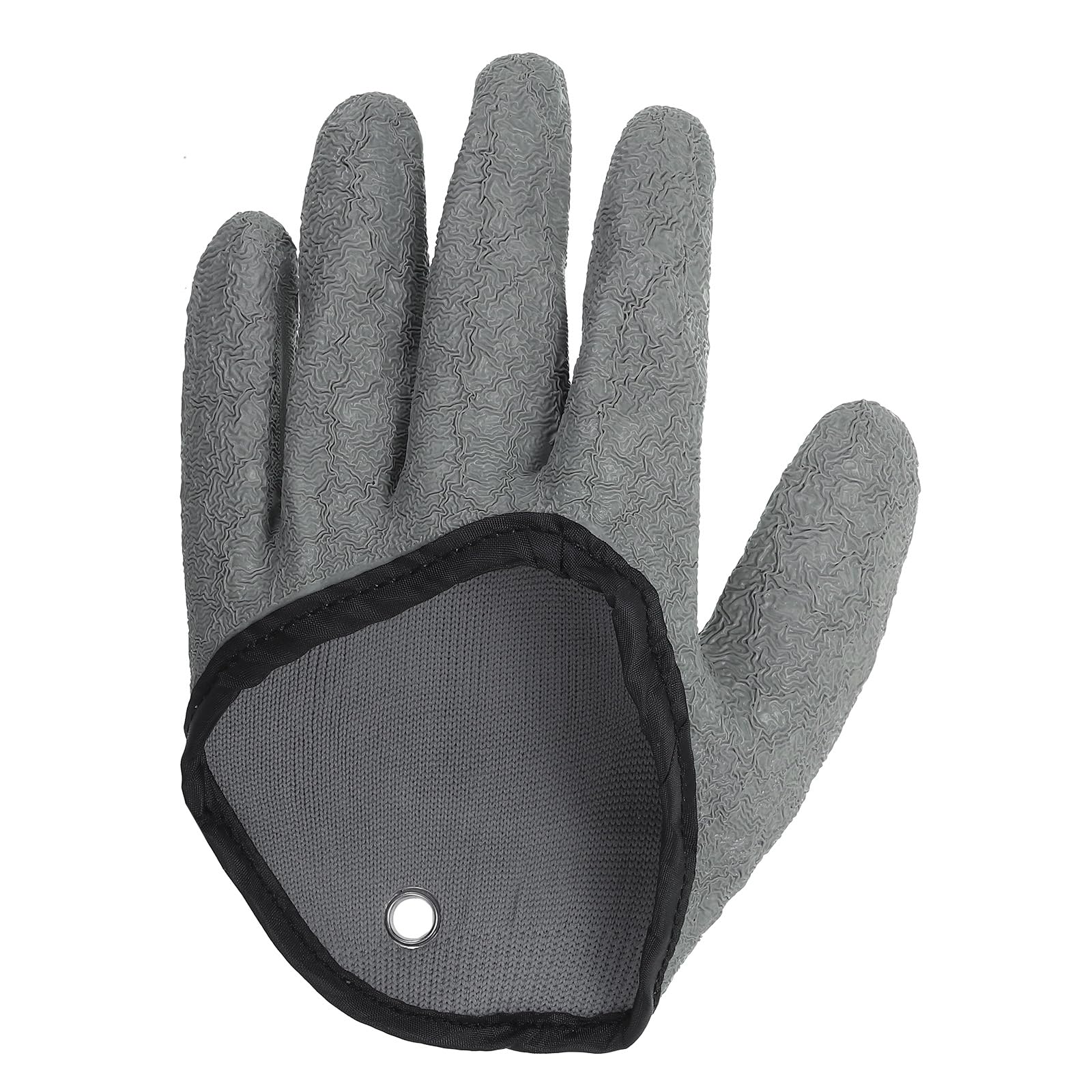 PATIKIL Fishing Gloves for Man, Fisherman Professional Catch Fish Gloves Non-Slip Puncture Resistant Waterproof Fillet Glove for Handling Catching Cleaning, Grey(Left)