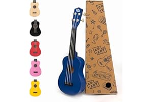 CB Sky Soprano Ukulele 21"/53cm beginners, students kids guitar (Blue)