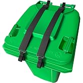 COMBATCH 2 PCS Adjustable Double Claw Trash Can Lock Strap to Prevent Raccoons, Dogs, Mice and Other Small Animals From Rummaging, Garbage Can Lid Lock Keeps Lid Securely in Place in Strong Winds