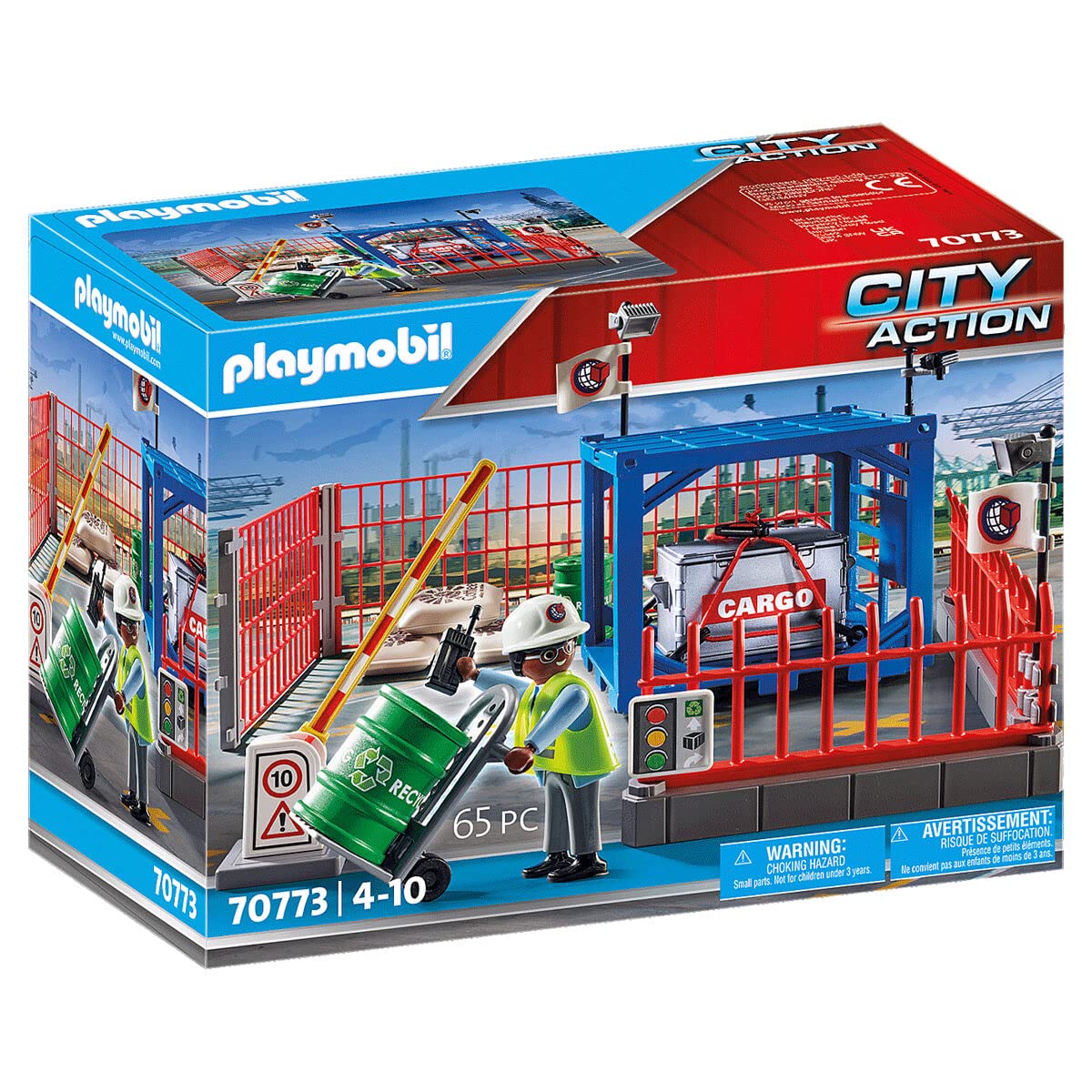 Playmobil City Action 70773 Freight Storage, for Children Ages 4+