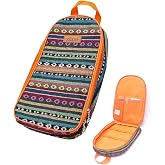 NatSumeBasics Camping Travel Cooking Utensils Organizer Travel Bag Portable Pouch for BBQ Camp Cookware Kitchen Kit