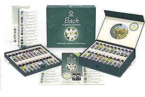 CREATURE COMFORTERS Bach Flower Remedy Set of 40 x 10ml Stock Essences. Boxed Practitioner Kit of Traditionally Made Remedies