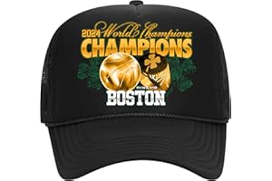 BROTHER TRUCKERS Boston Basketball 2024 World Champions Trucker Hat | Trendy Vintage Streetwear Sports | Premium Trucker Hat for Men & Women