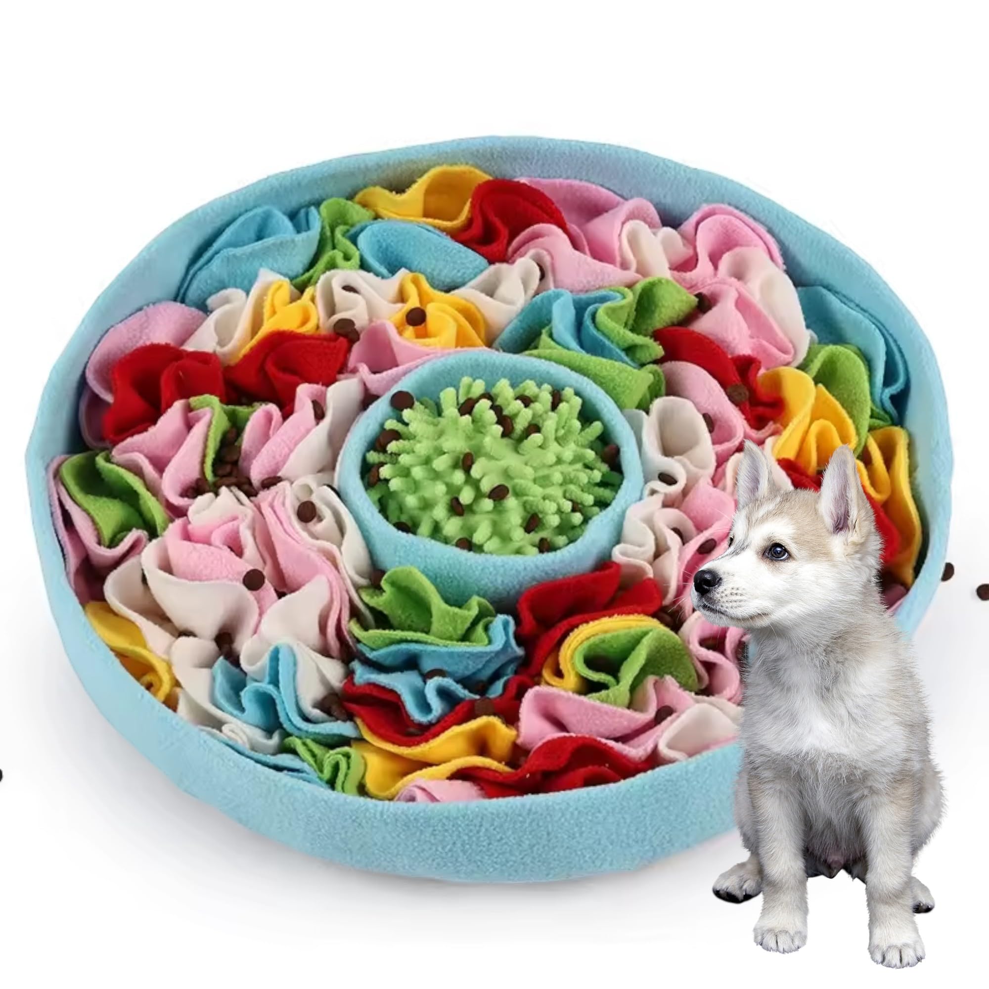 ROY Sniffing Rug for Dogs, Feeding Mat for Slow Feeding, Puppy Training Mat, Dog Sniffing Mat, Intelligence Toy for Dogs - Dog Game Training Mat