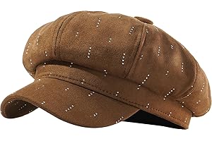 MESU Newsboy Cap for Women Beret Vintage Hat with Brim Gatsby Hats Painter Hat