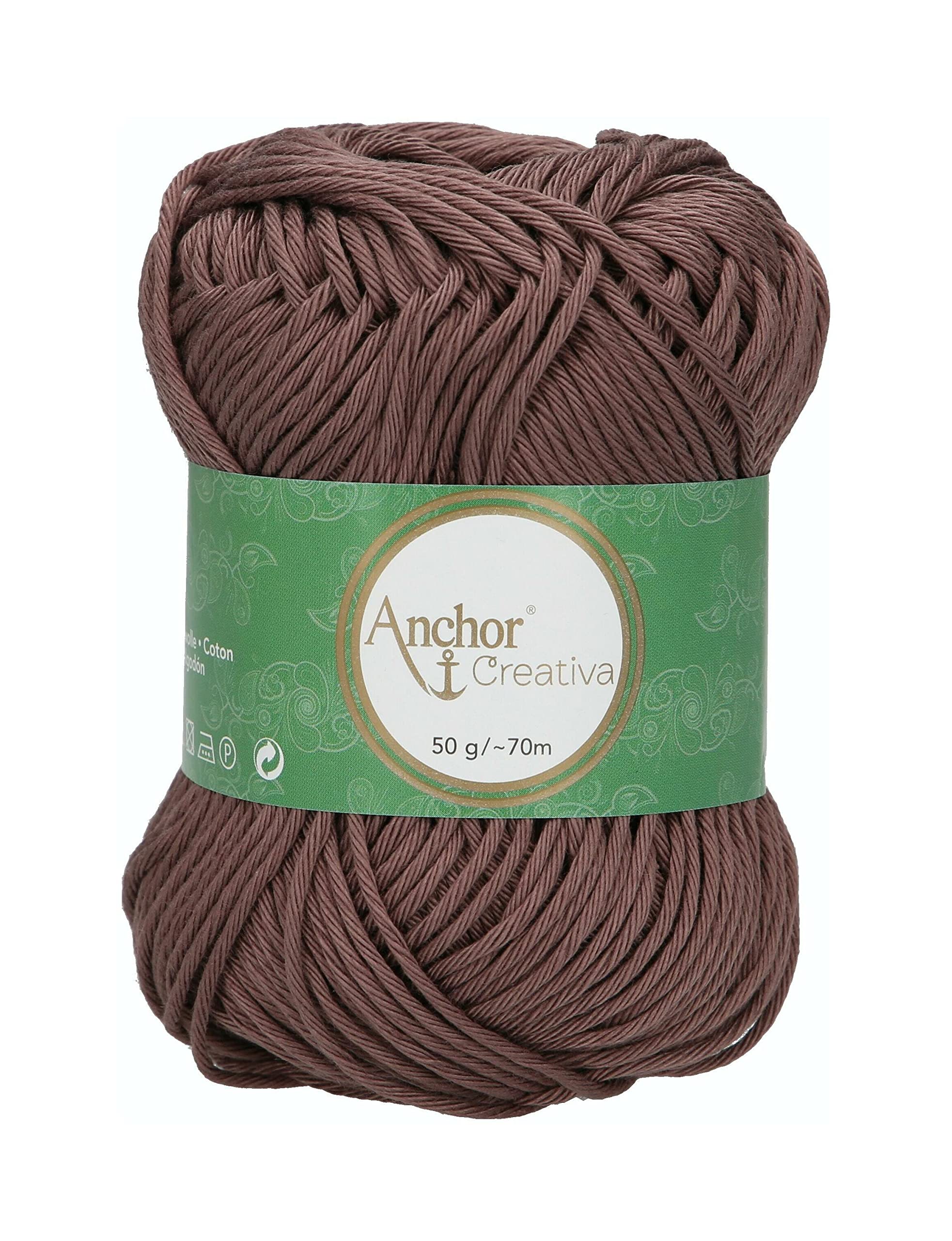 Anchor Crochet Yarn, 100% Cotton, 161, Stärke 8, 70m
