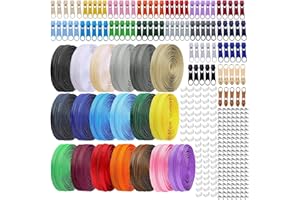 #3 Nylon Zipper Tape for Sewing: YZSFIRM 76 Yards Color by The Yard Nylon Coil Zippers for DIY Sewing Craft with 95 Bulk Metal Zipper Slider