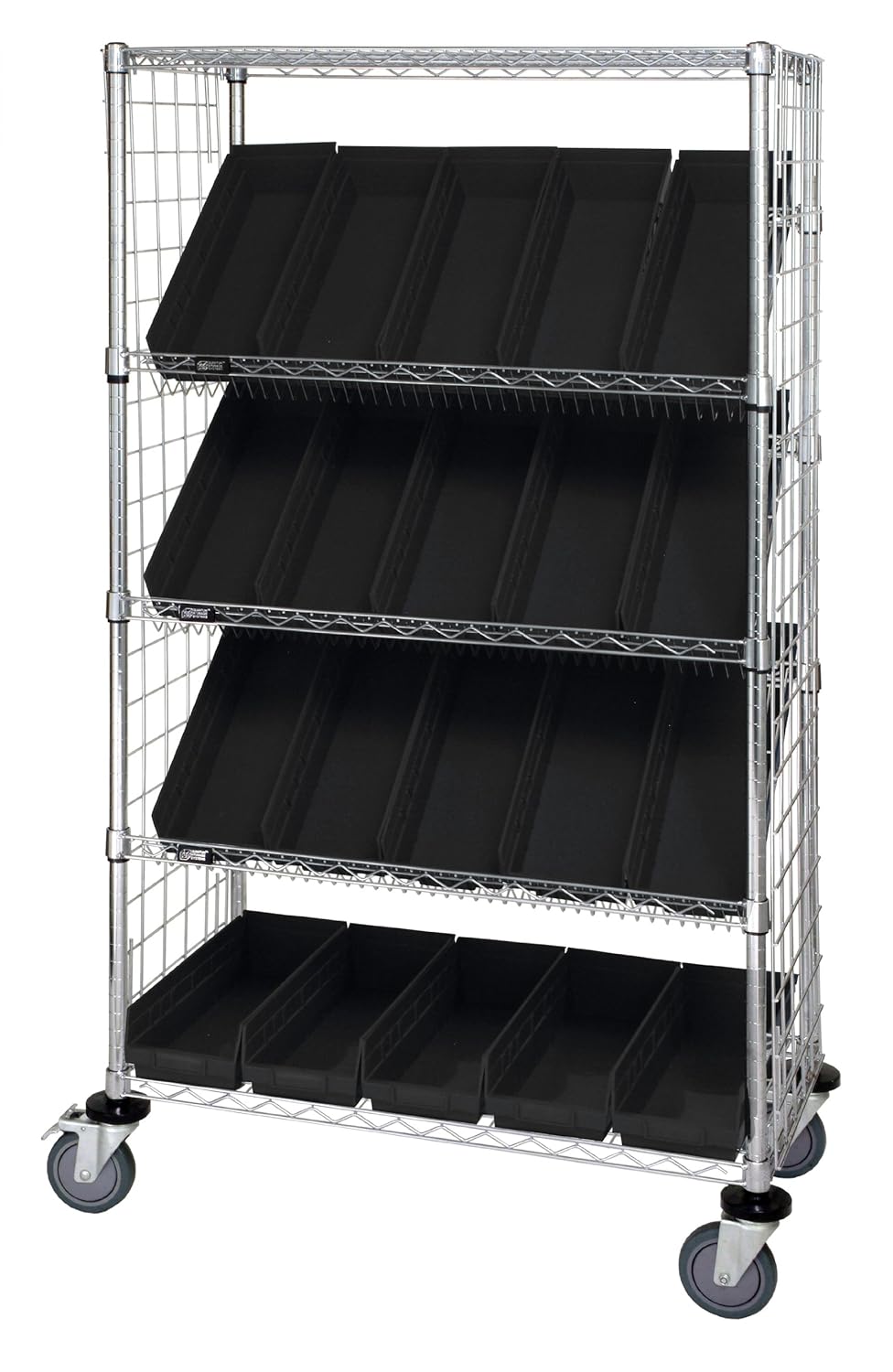 Quantum Storage Systems WRCSL5632436EP106BK 5Tier Slanted Wire