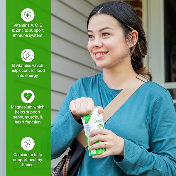 ORGAIN ORGANIC NUTRITIONAL SHAKE, VANILLA BEAN – MEAL REPLACEMENT, 16G PROTEIN, 20 VITAMINS & MINERALS, GLUTEN FREE, SOY FREE, KOSHER, NON-GMO, 11 OUNCE, 12 COUNT (PACKAGING MAY VARY)