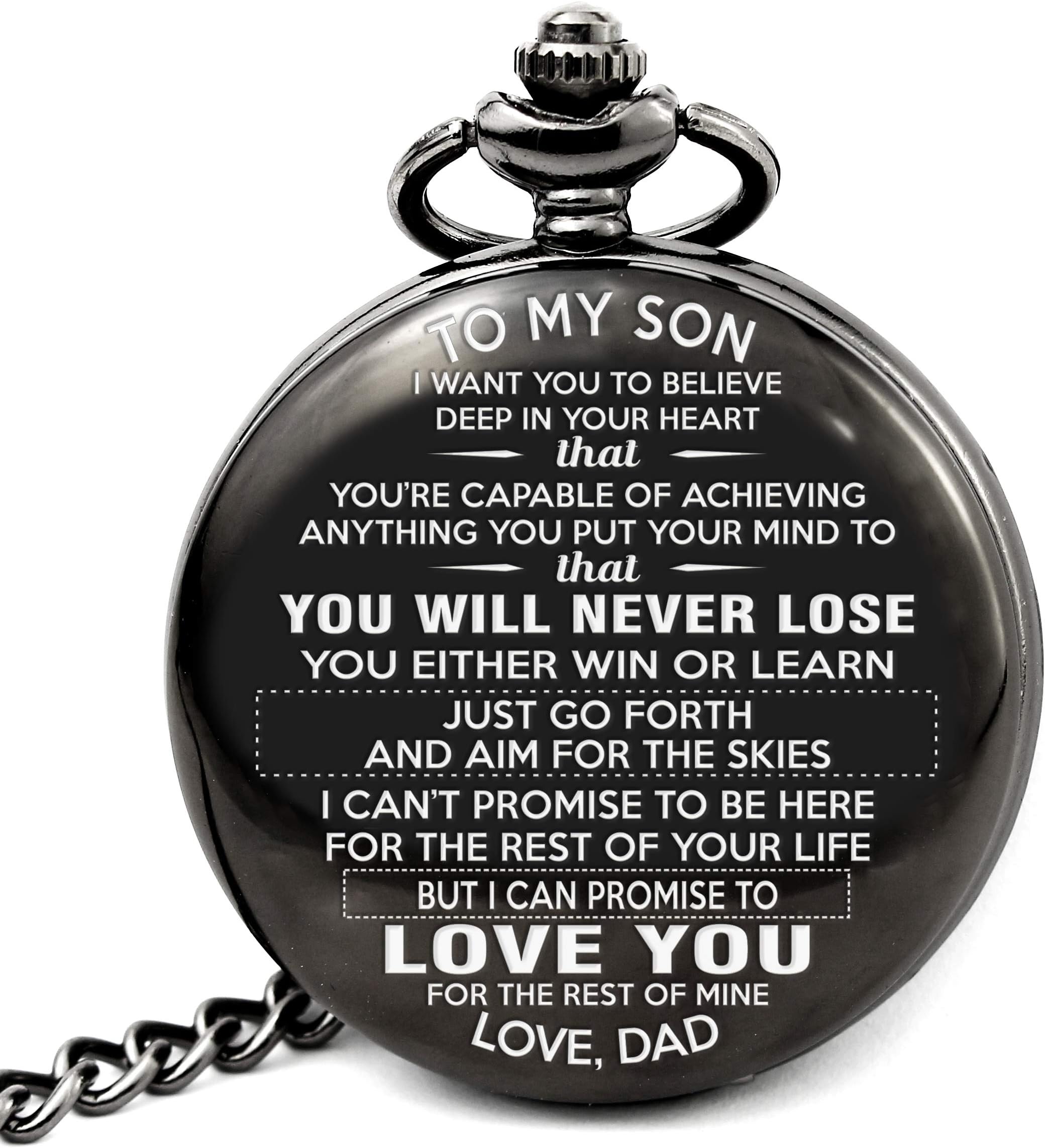 Memory gift - A special gift from father to son, To My Son - Love Dad, Size sta