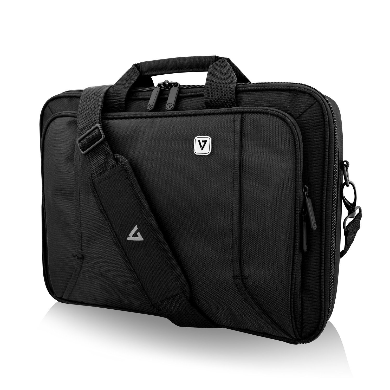 V7 CCP16-BLK-9E 16" Professional Front Loading Laptop Case (RFID, TSA, Weather Resitant) โ image 1