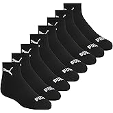 PUMA Boys' High Quarter Crew Socks (8-Pack)