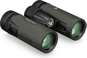 Vortex Optics Diamondback HD 8x32 Binoculars - HD Optical System, Non-Slip Grip, Waterproof, Fogproof, Shockproof, Included C