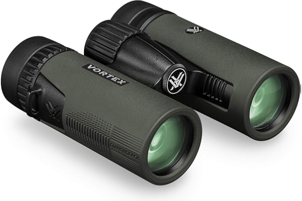 Vortex Diamondback HD 8x32 Binoculars | HD Optics, Tripod Adaptable, Waterproof, Fogproof, Shockproof, Included Carry Case - Unlimited, Unconditional Warranty